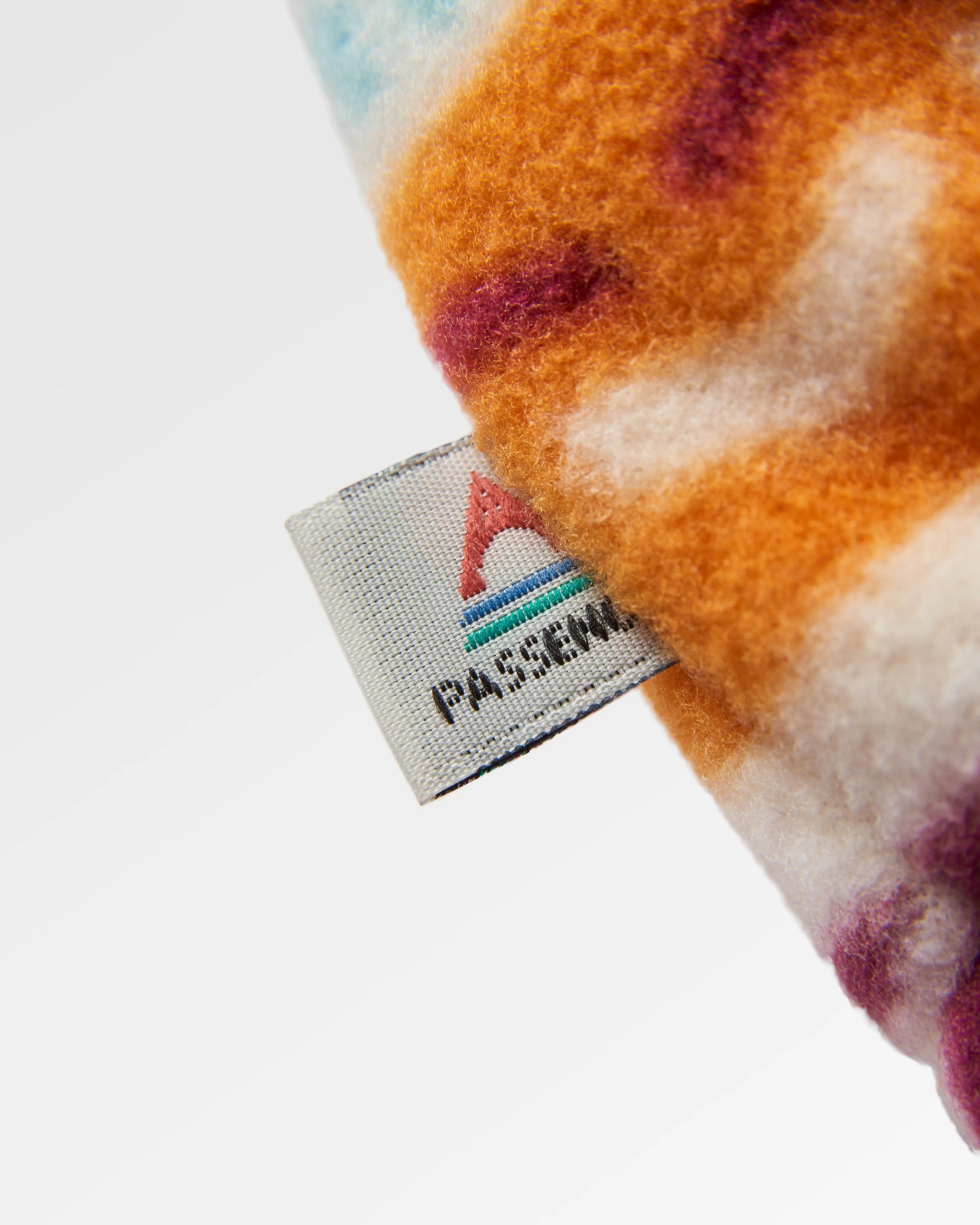 Ayla Micro Polartec® Hooded Fleece - Geo Tracks Birch - Flatlay