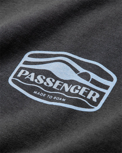 Rambler Recycled Cotton T-Shirt - Black - Flatlay