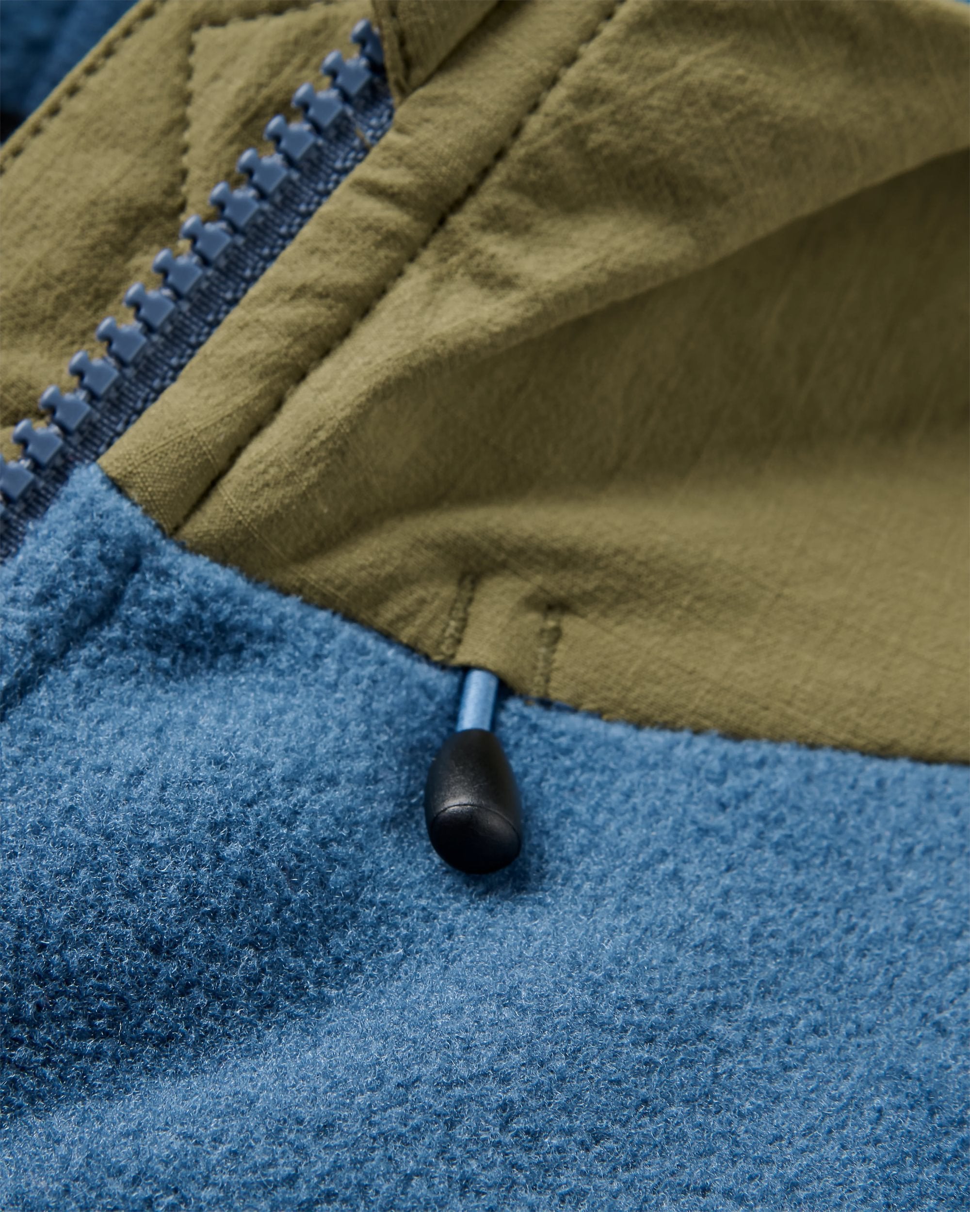 Sierrascape Men's Recycled Polartec® Fleece Hoodie - Dark Denim - Flatlay