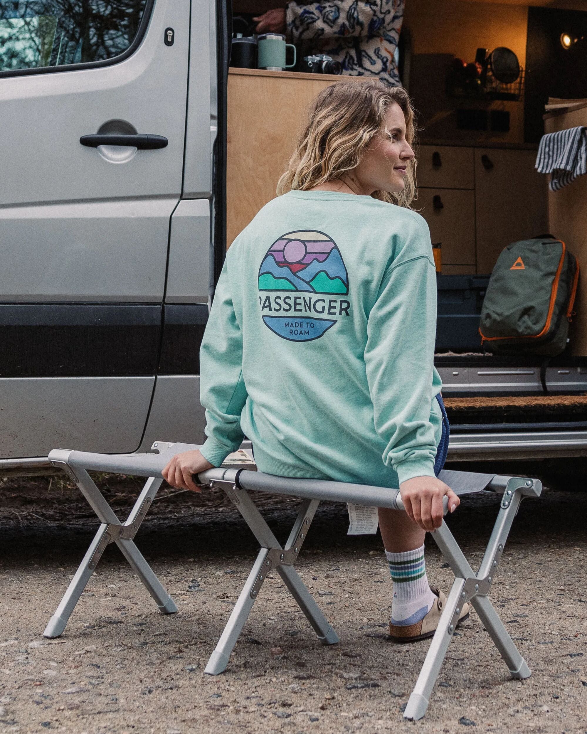 Dometic GO Compact Camp Bench - Silt - Lifestyle