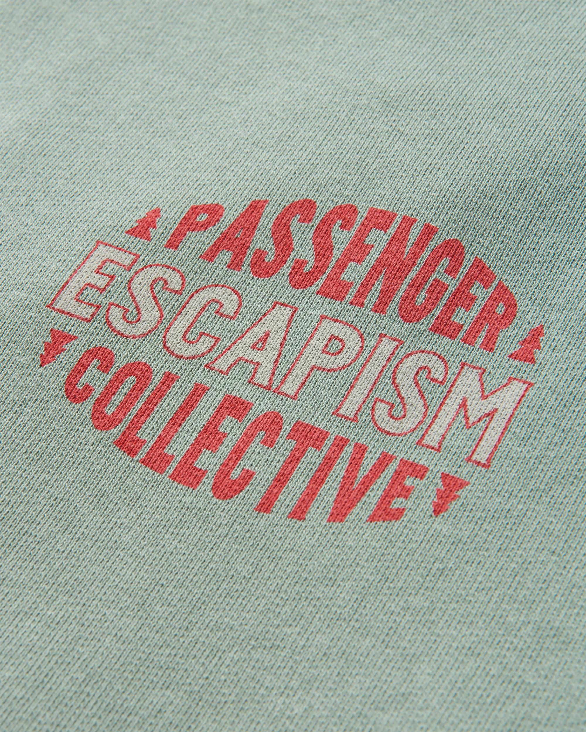 Reconnect Recycled Cotton Hoodie - Pistachio - Flatlay