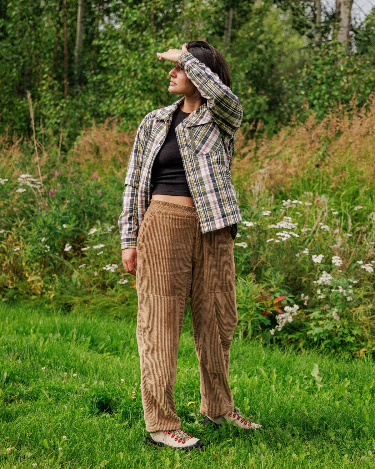 Mistline Overshirt - White Sand Multi Check - Lifestyle