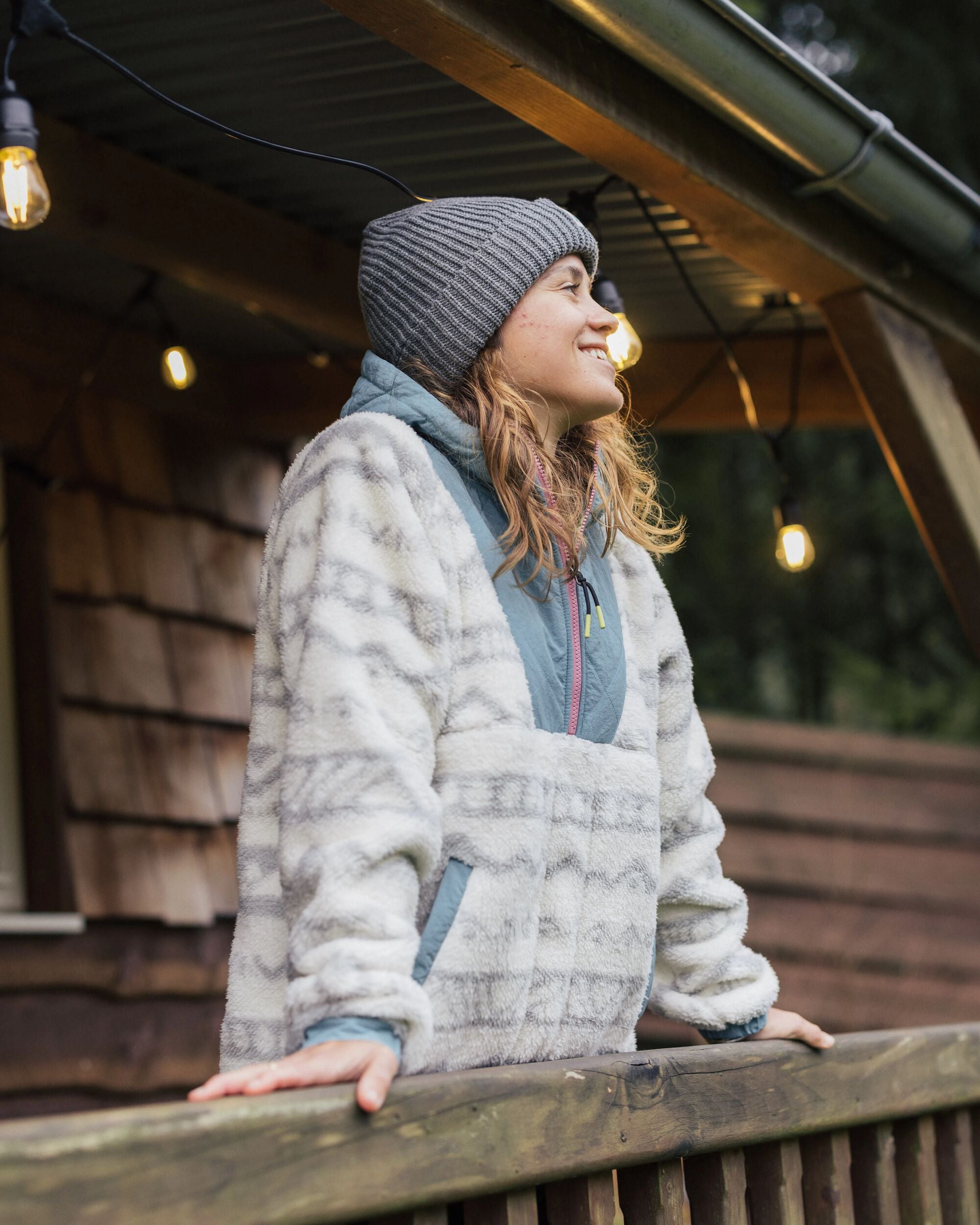 gray sherpa southern fried cotton sherpa