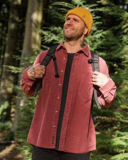 Backcountry Cord Shirt - Crushed Berry - Lifestyle