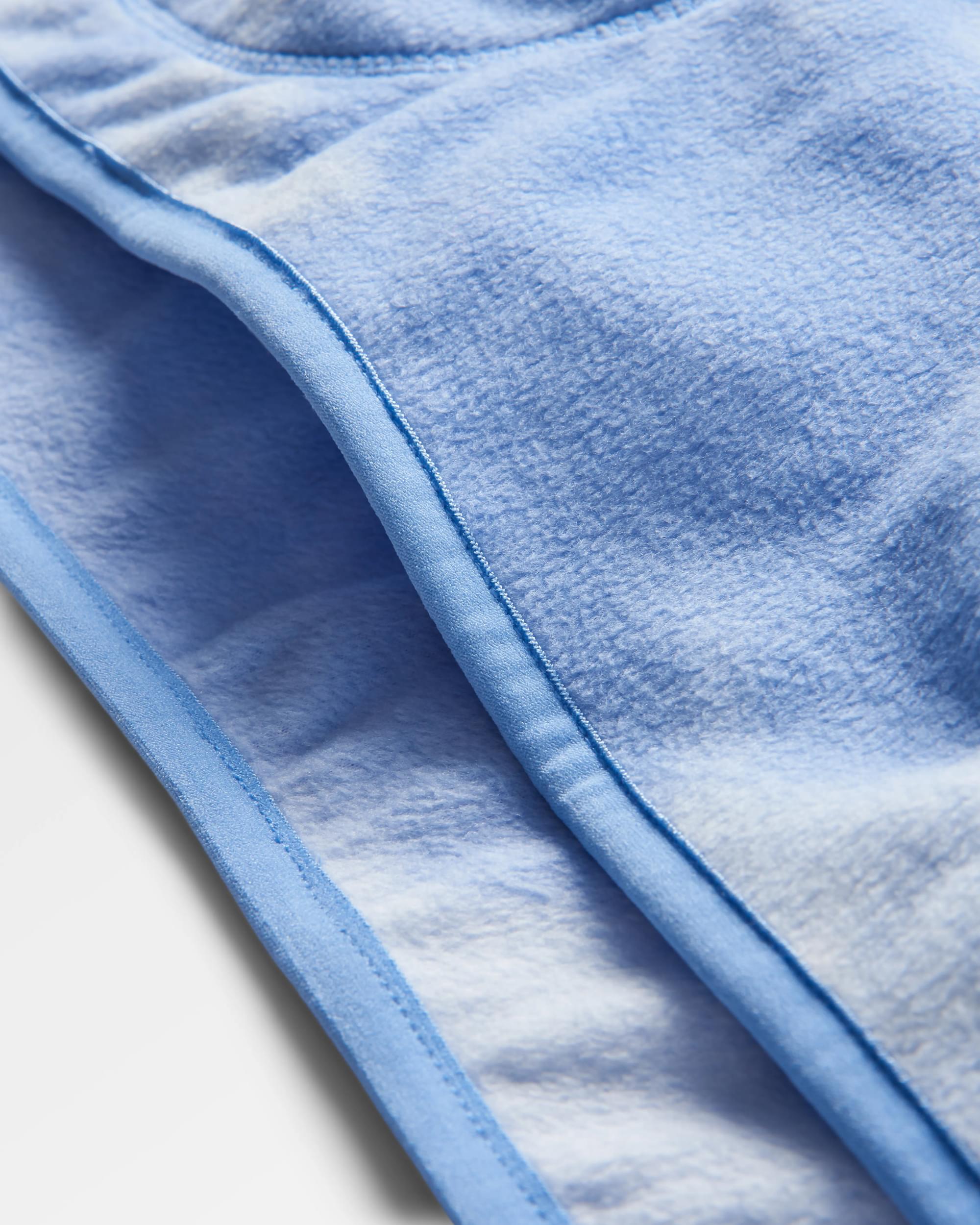 Sorrel Recycled Polar Fleece - Tie Dye Cornflower - Flatlay