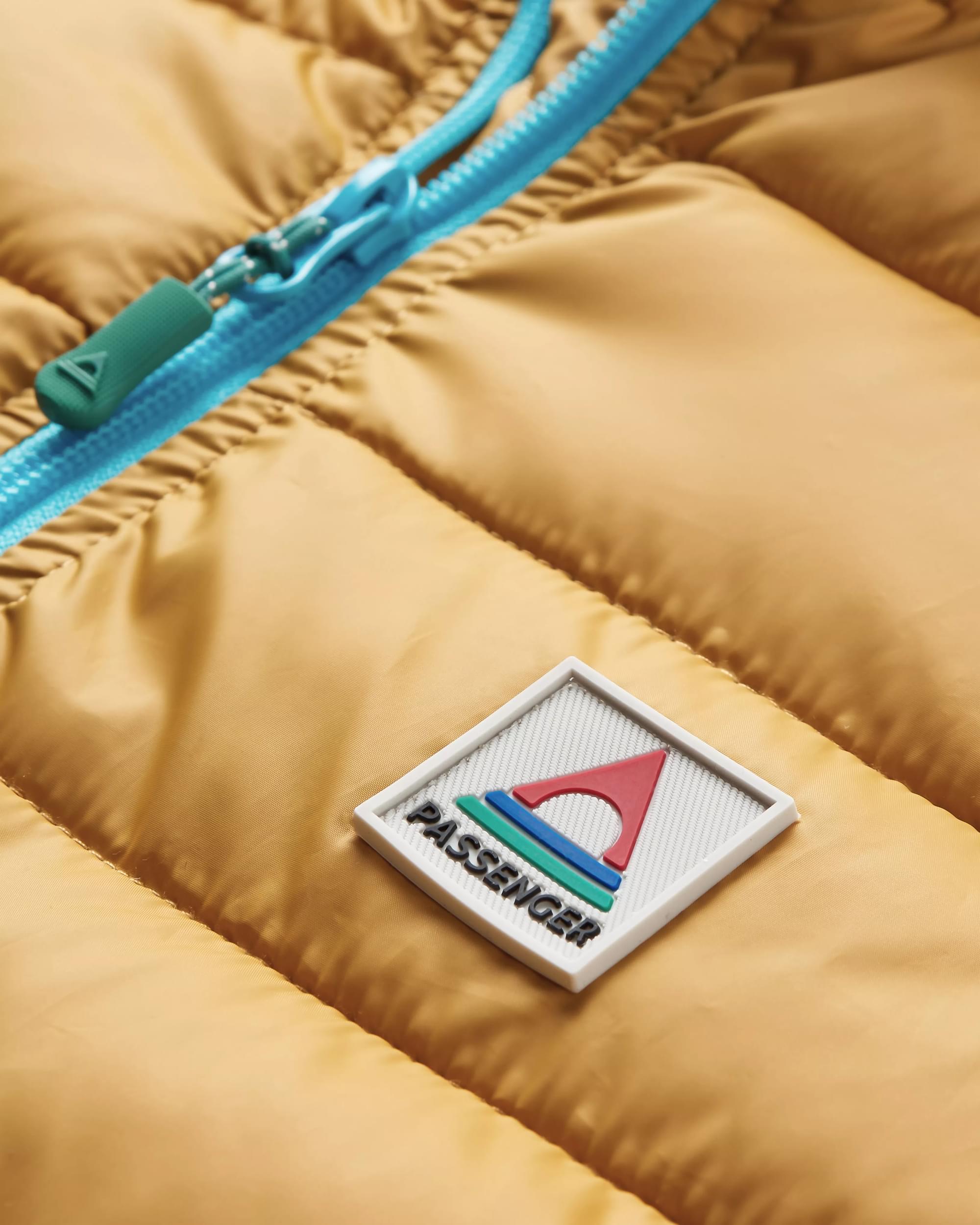 Pow Recycled 2.0 Insulated Jacket - Mustard Gold - Flatlay