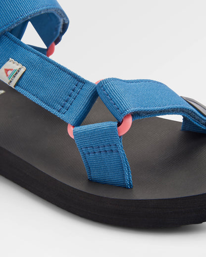 Venice Sandal - Blue Steel - Flatlay