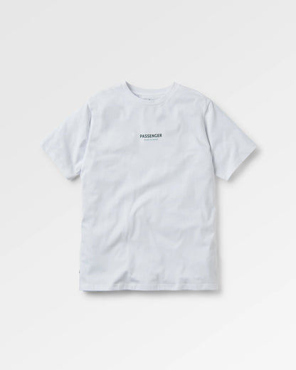 Phoenix Organic Cotton T-Shirt - White - Flatlay