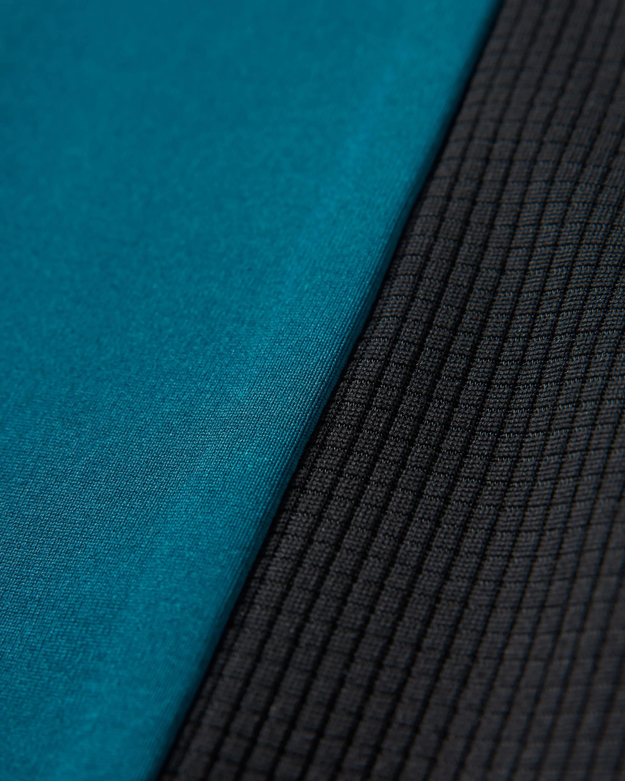 Lakeside Recycled Active T-Shirt - Tidal Blue - Flatlay