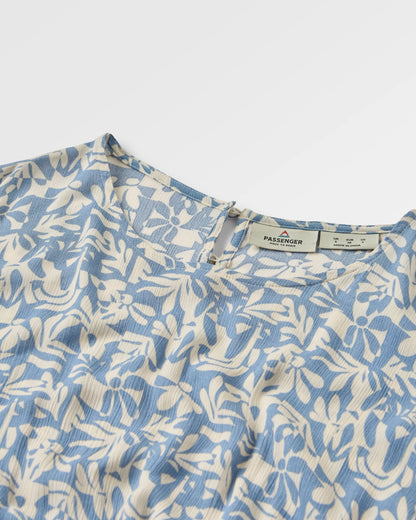 Thimbleberry Jumpsuit - Mountain Foliage Faded Denim - Flatlay