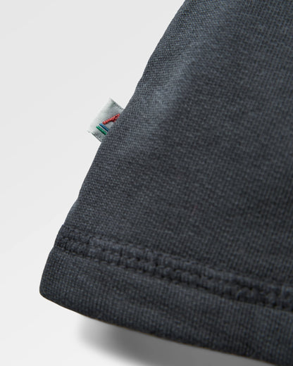 Remote Recycled Cotton Sweatshirt - Black - Flatlay