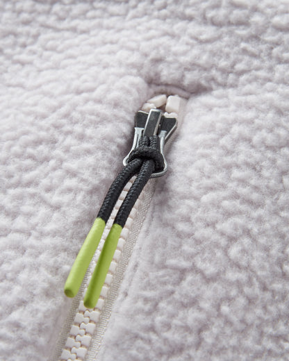 Fairbanks Recycled Sherpa Gilet - Stem Green/Vintage White - Flatlay