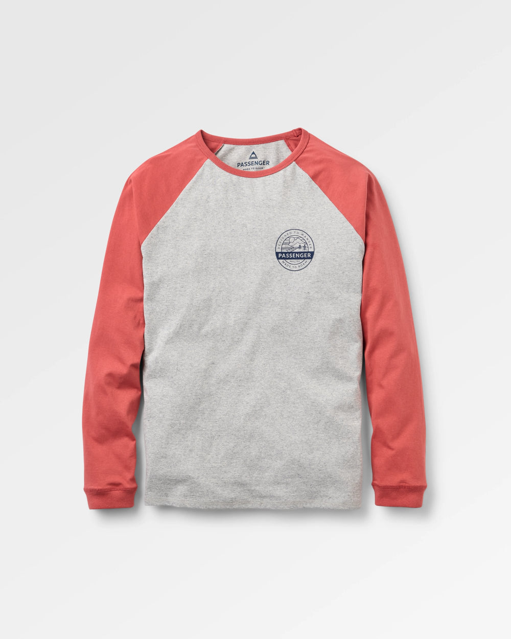 Oht Raglan Gray Odyssey Raglan LS T-Shirt Redwood/Grey Marl – Passenger