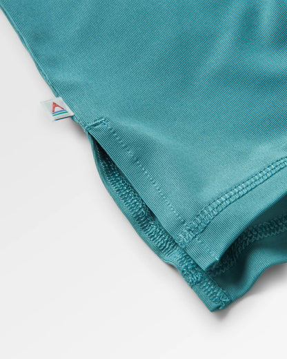 Classic Active Recycled T-Shirt - Deep Sea - Flatlay