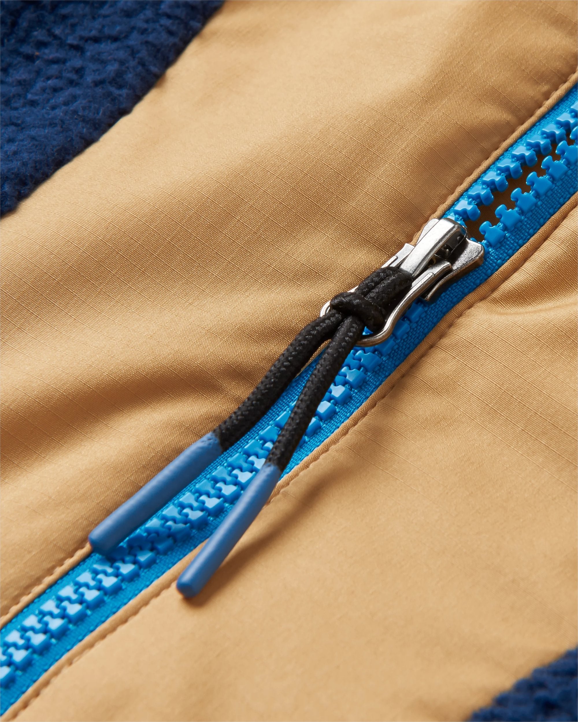 Maren 1/2 Zip Recycled Sherpa Fleece - Bluejay - Flatlay