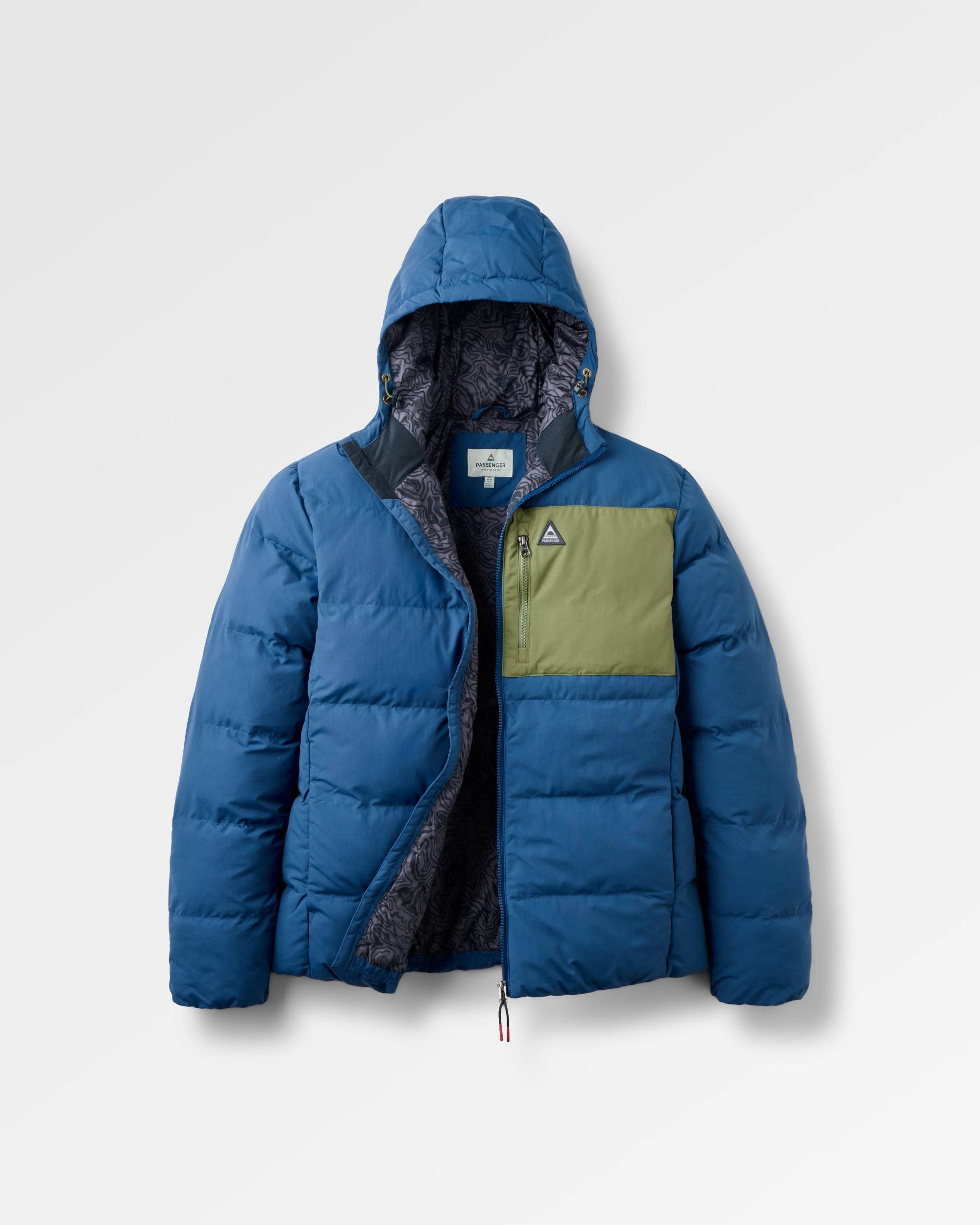 Oceanic Heavyweight Insulated Full Zip Jacket Dark Denim – Passenger