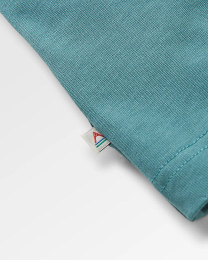 Vita Organic Relaxed Fit T-Shirt - Deep Ocean - Flatlay