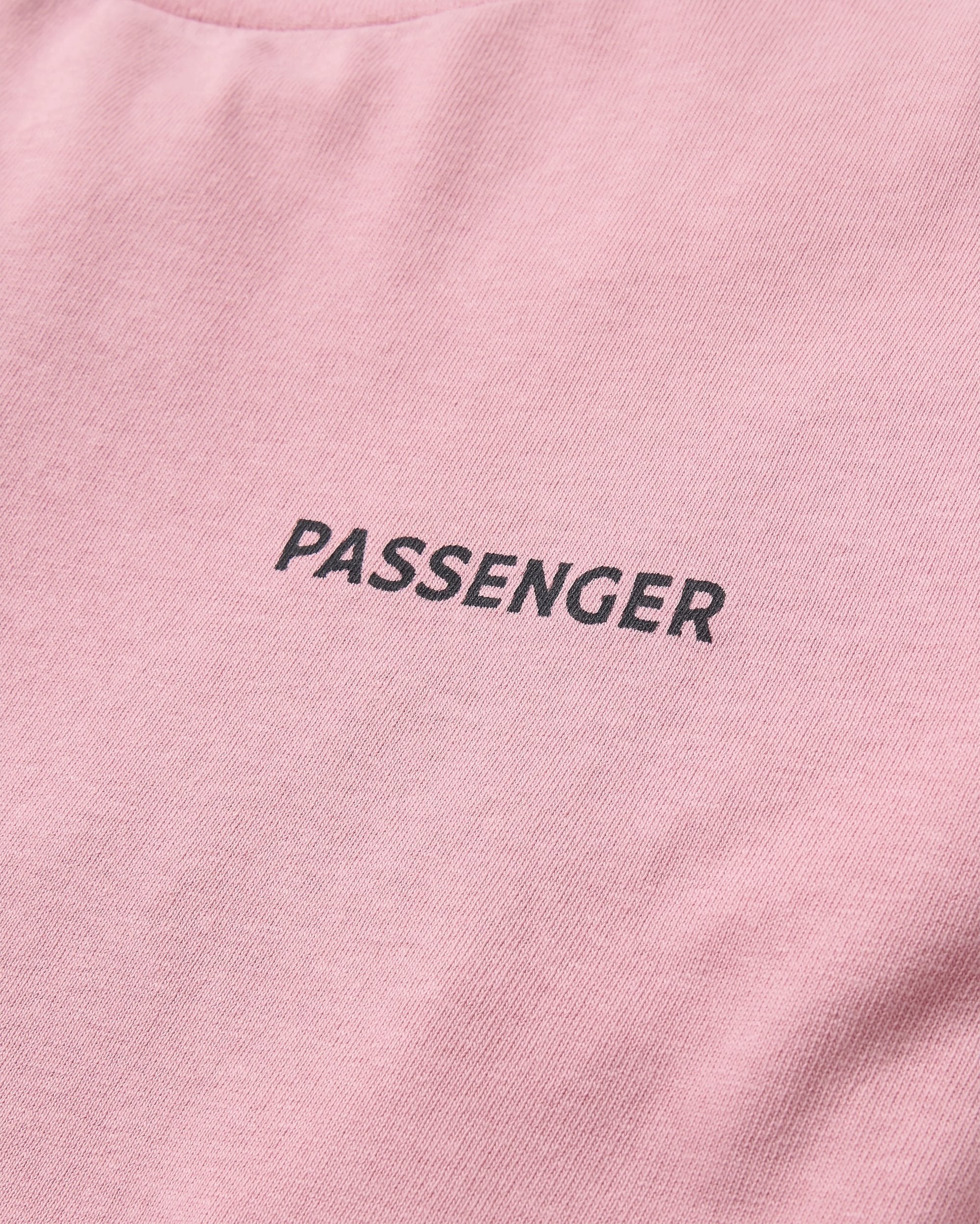 Roamer Recycled Cotton LS T-Shirt - Pink Haze - Flatlay