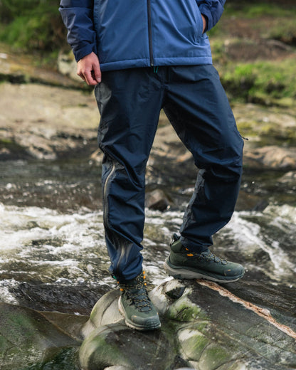 Droplet Waterproof Recycled Trouser - Deep Navy - Lifestyle