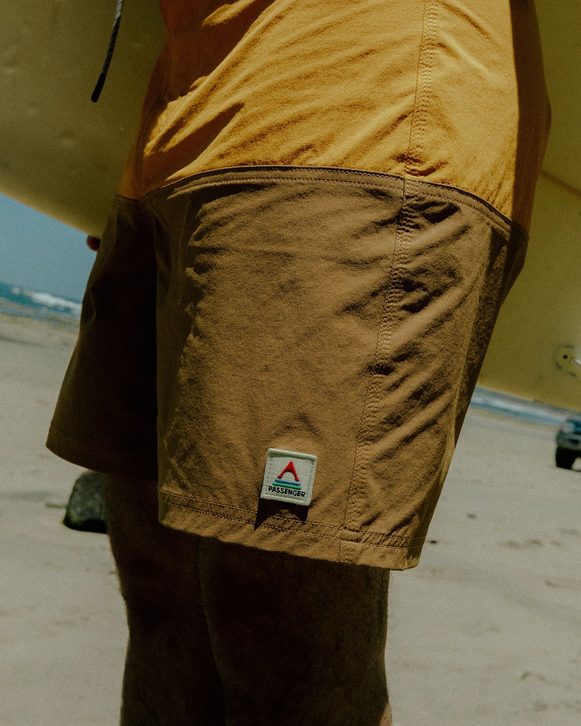 Cutback NetPlus® Boardshort - Spruce Yellow/Toffee - Lifestyle