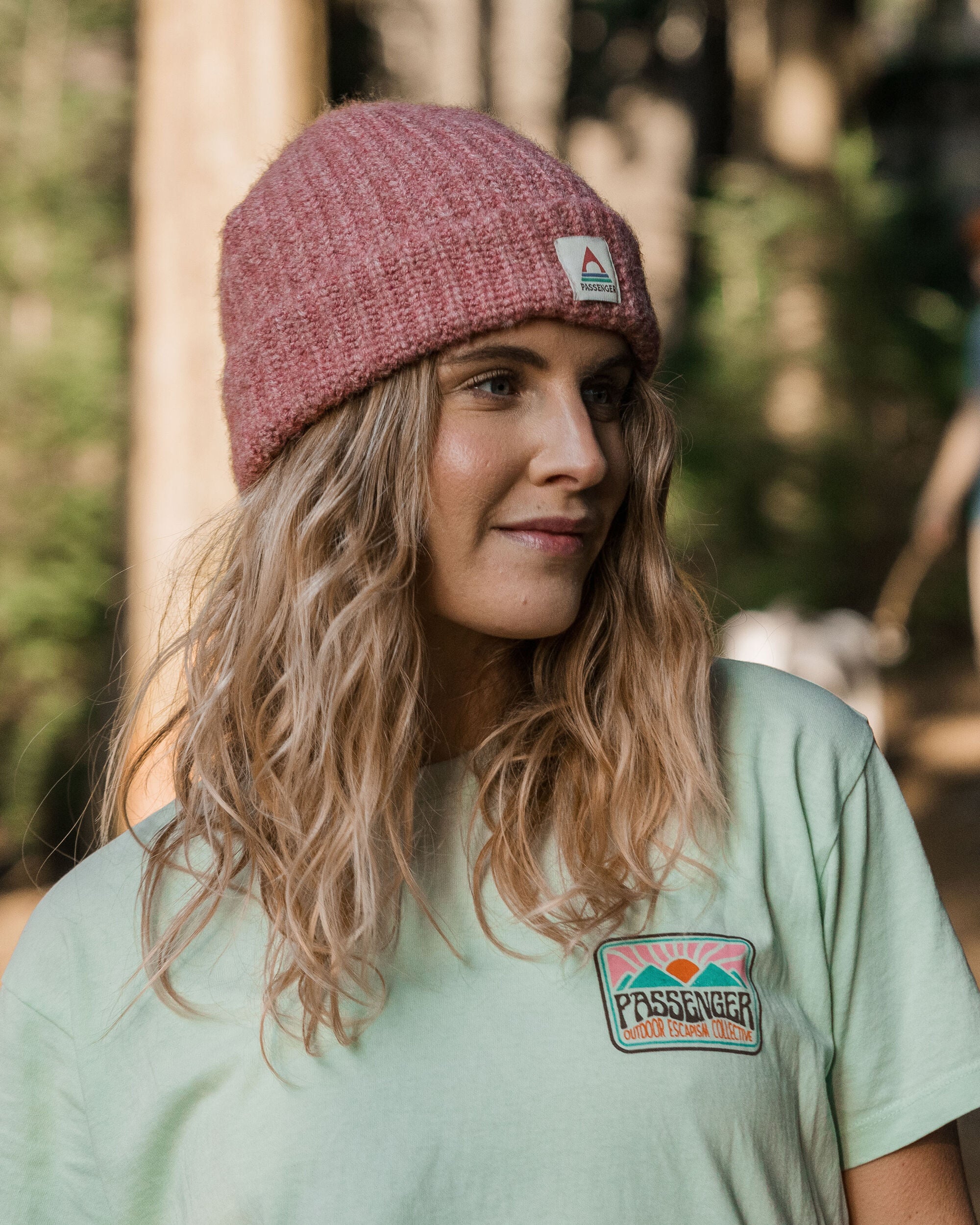 Golden Hour Recycled Cotton T-Shirt - Surf Spray - Lifestyle