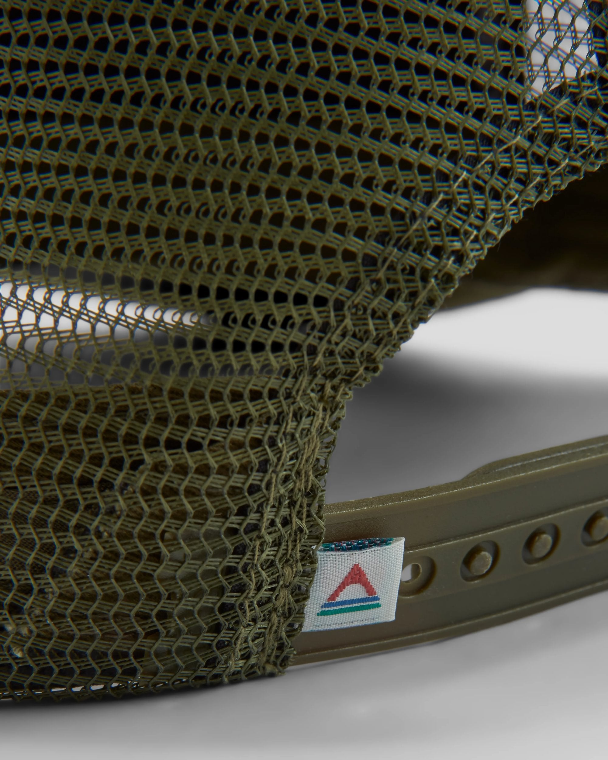 Core Recycled Cotton Trucker Cap - Khaki - Flatlay