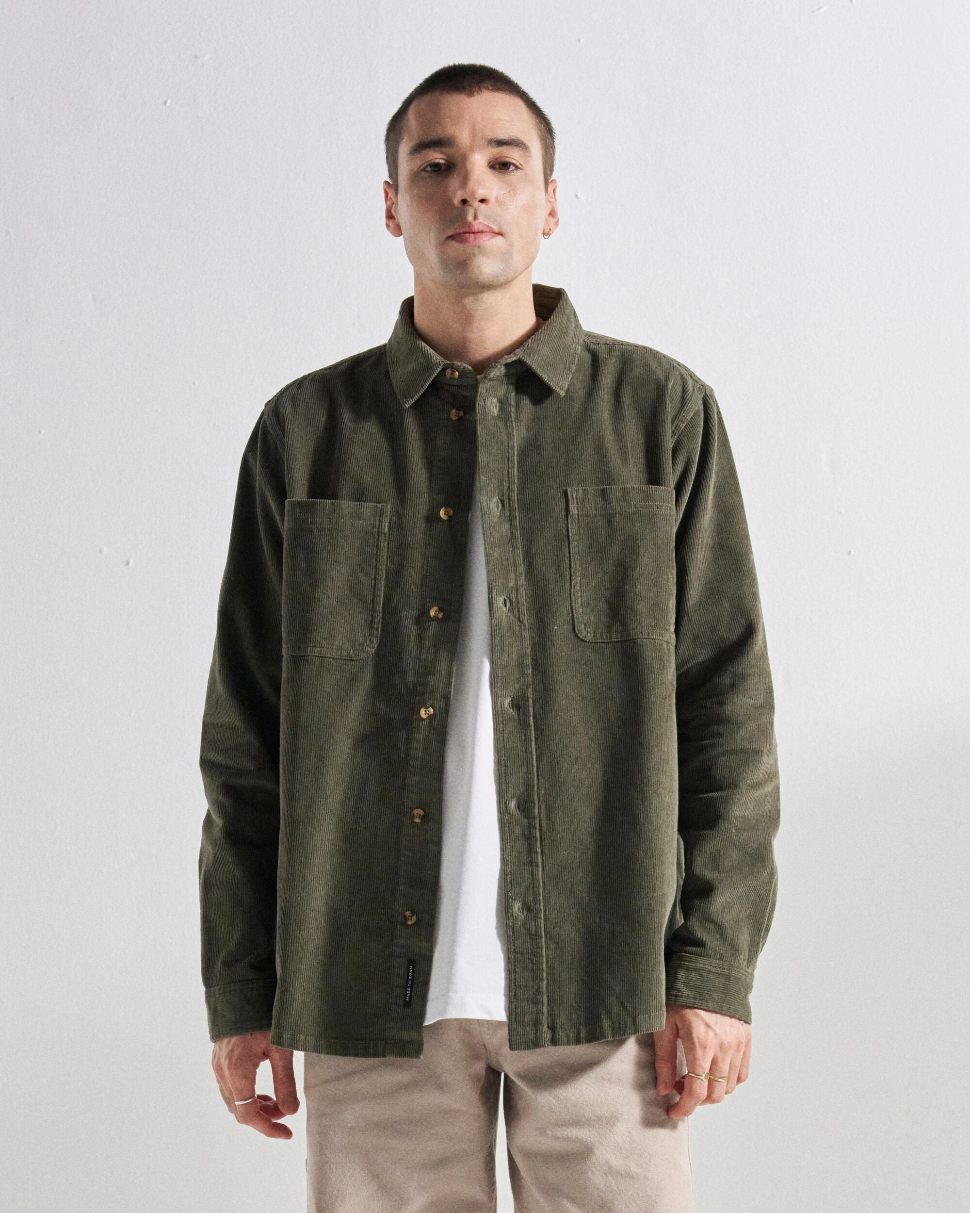 Backcountry Cord Shirt Dusty Olive – Passenger