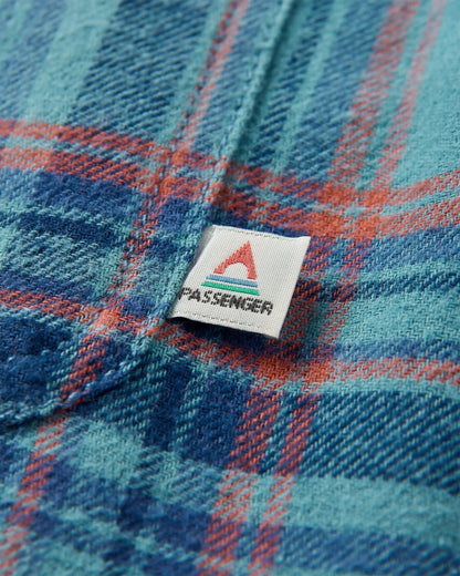 Backcountry Check Light Shirt - Arctic Check - Flatlay