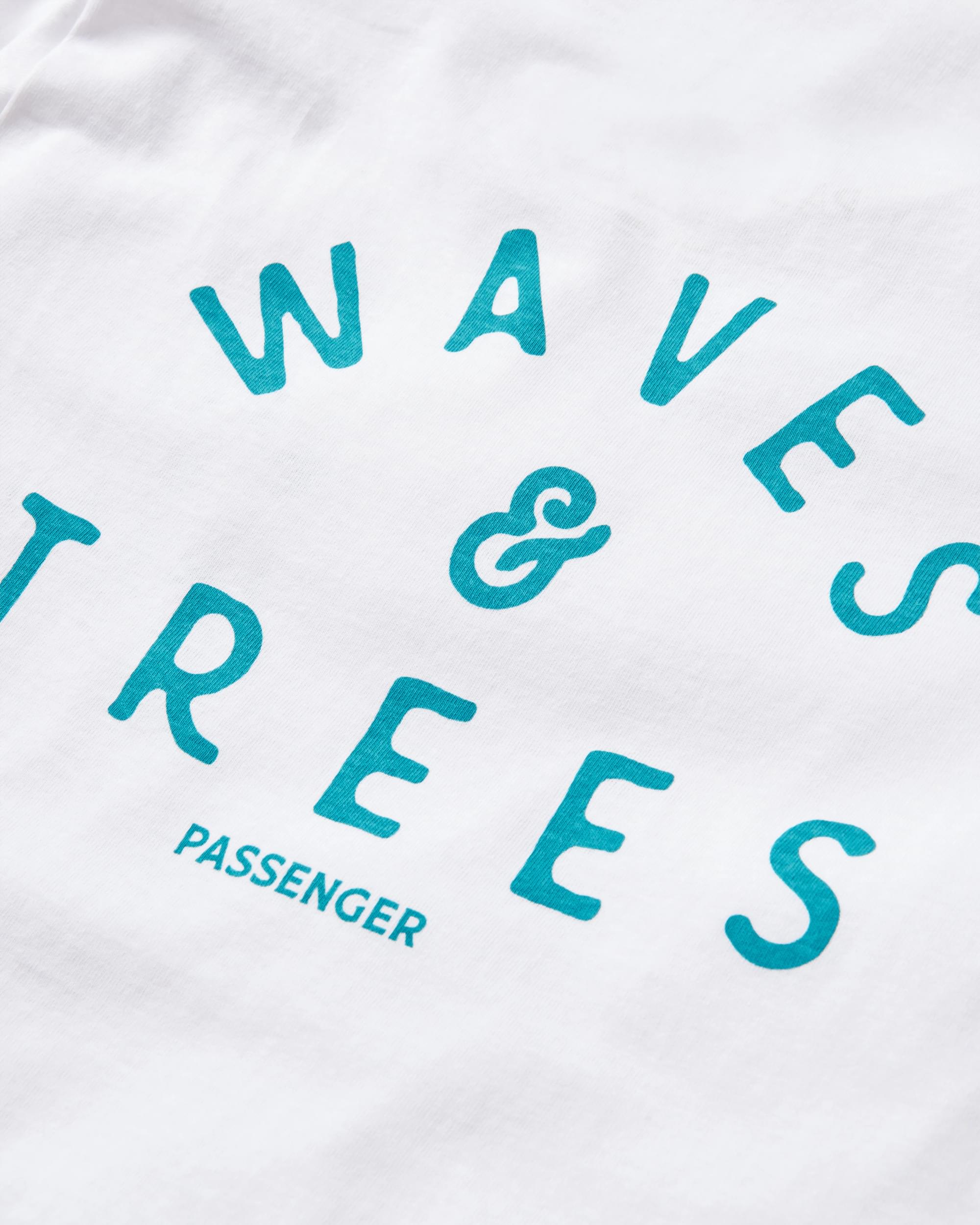 Penida Recycled Cotton LS T-Shirt - White - Flatlay