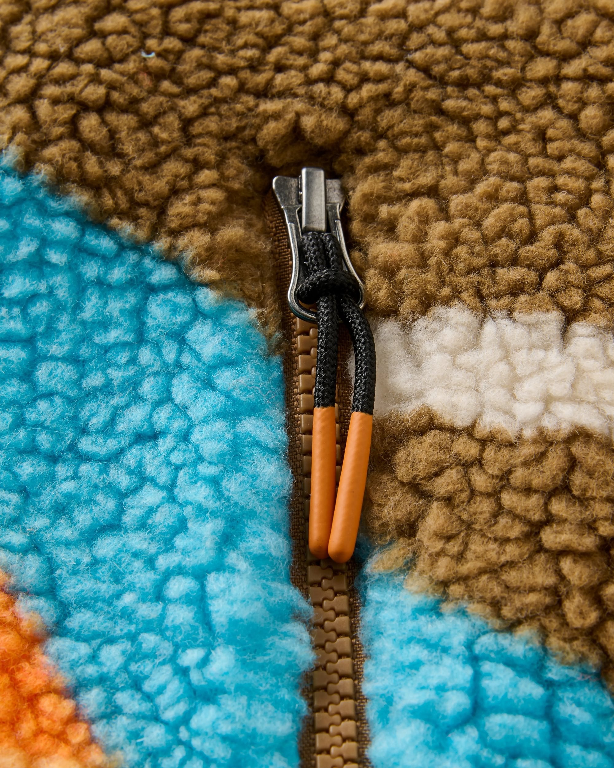 Fairbanks Full Zip Sherpa Fleece Mountain Sunset Multi – Passenger