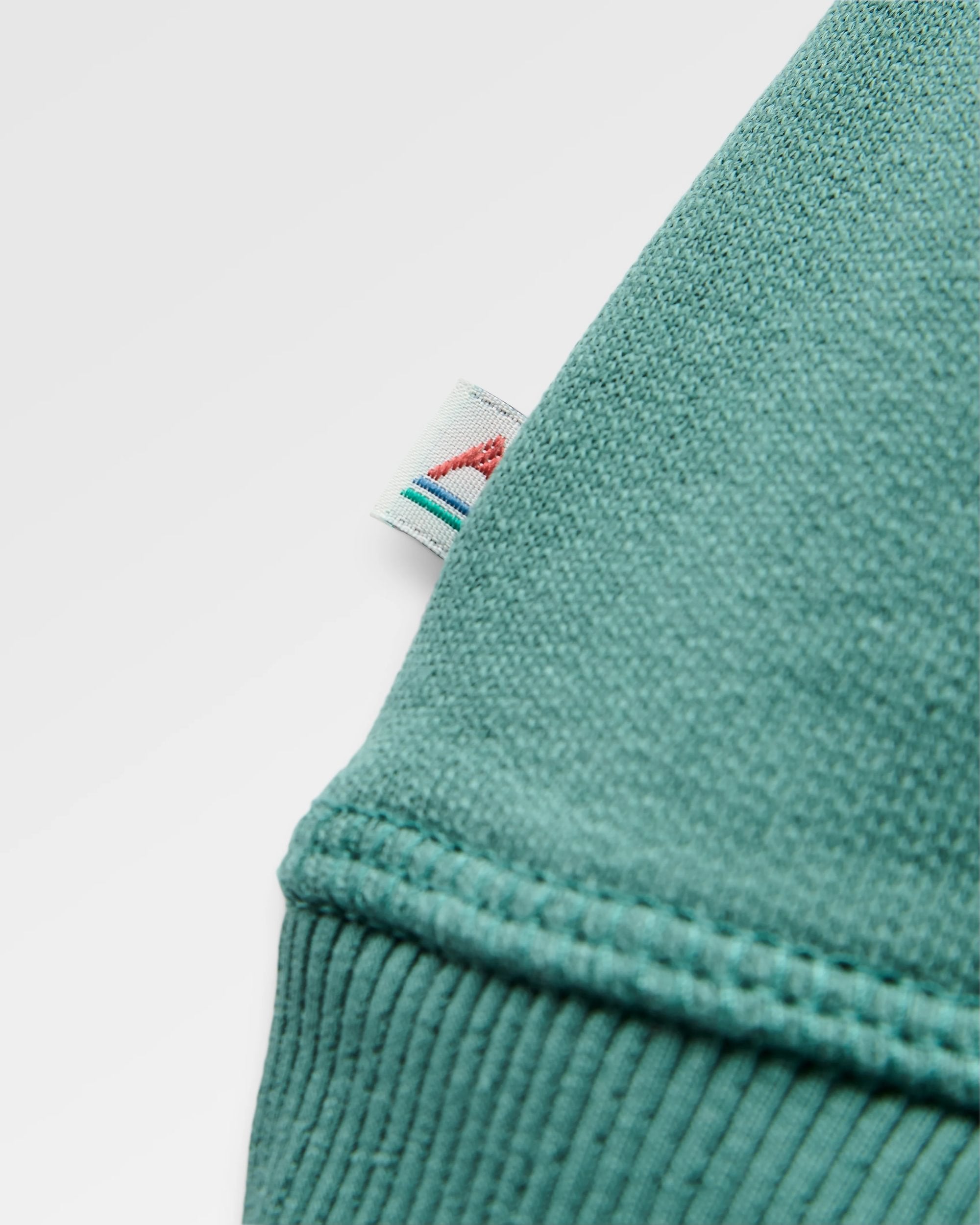 Roamer Recycled Cotton Hoodie - Deep Ocean - Flatlay