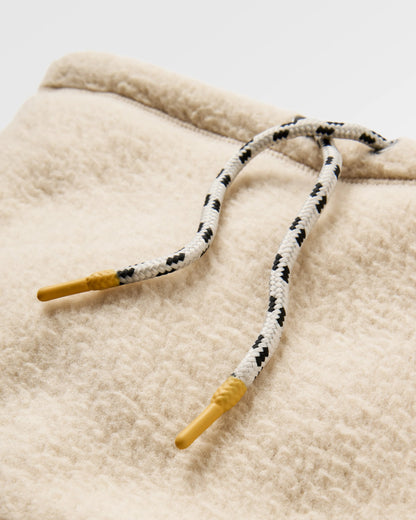 Mulled Sherpa Fleece Snood - Oatmeal - Flatlay