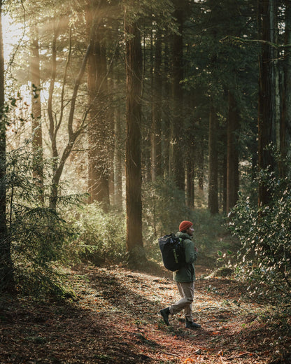 Roamer Recycled 40L Duffel Bag - Black - Lifestyle