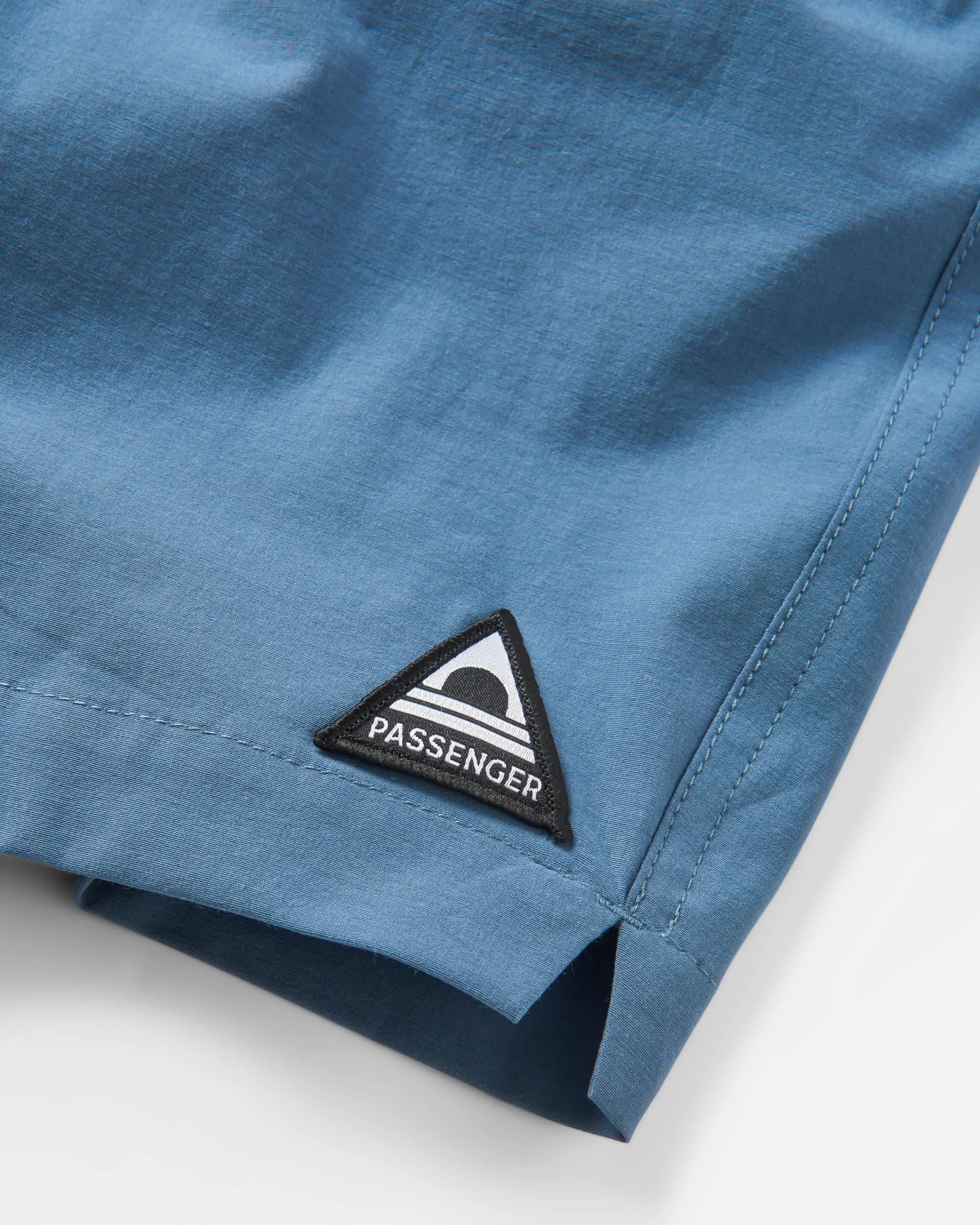 Traveller All Purpose Shorts - Stone Blue - Flatlay