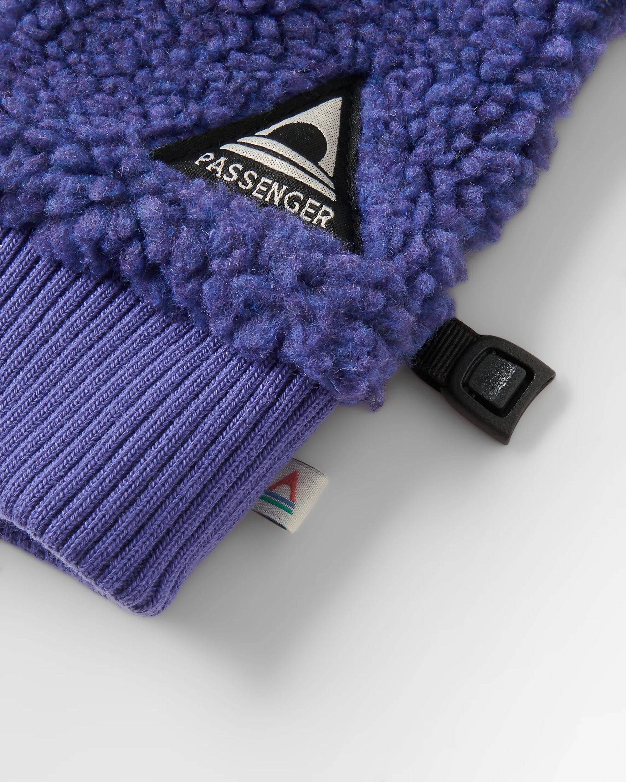 Snowfall Sherpa Gloves - Purple Indigo - Flatlay