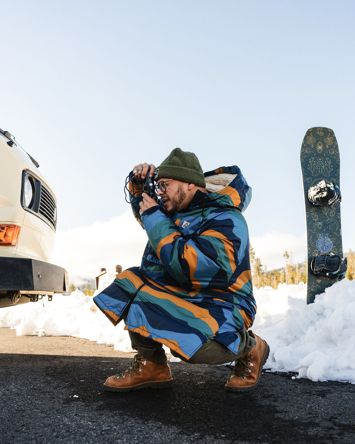 Waves Recycled Sherpa Lined Changing Robe Scenic Navy – Passenger