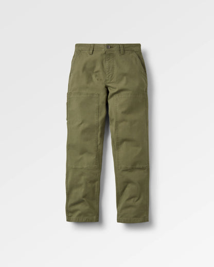 Vantage Organic Cotton Trouser - Khaki - Flatlay
