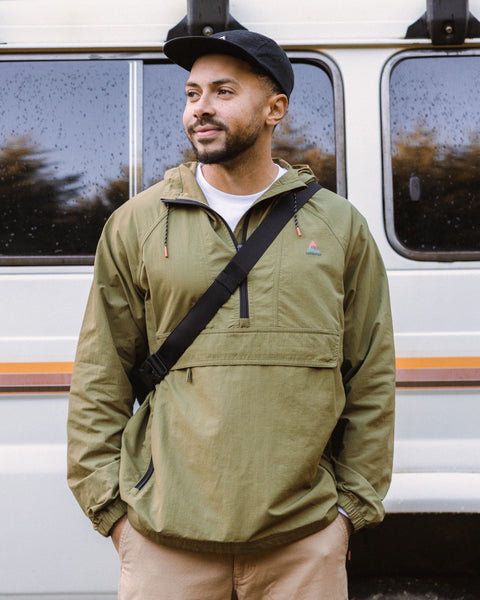 Seek Out Water Resistant Anorak Khaki – Passenger