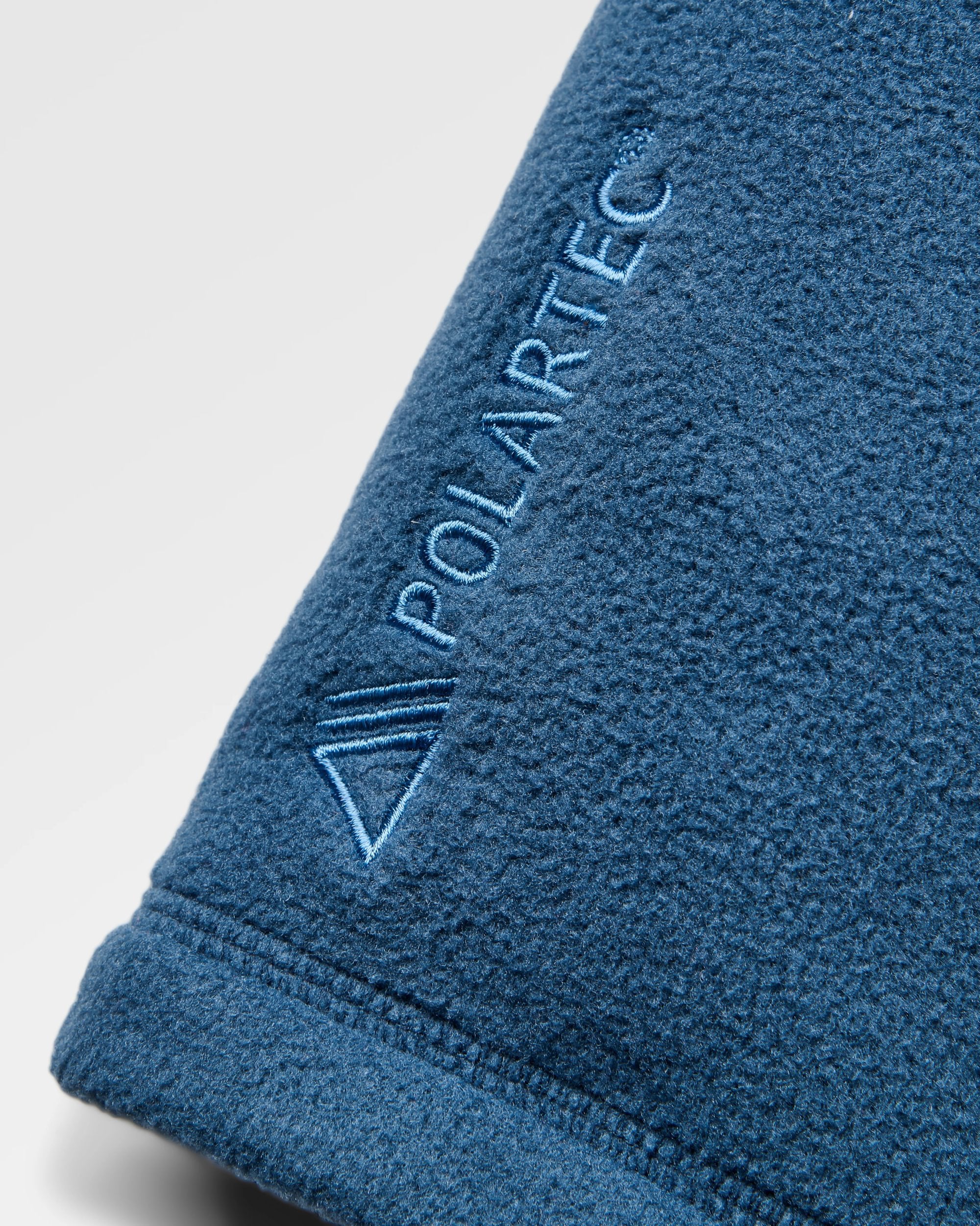 Sierrascape Men's Recycled Polartec® Fleece Hoodie - Dark Denim - Flatlay