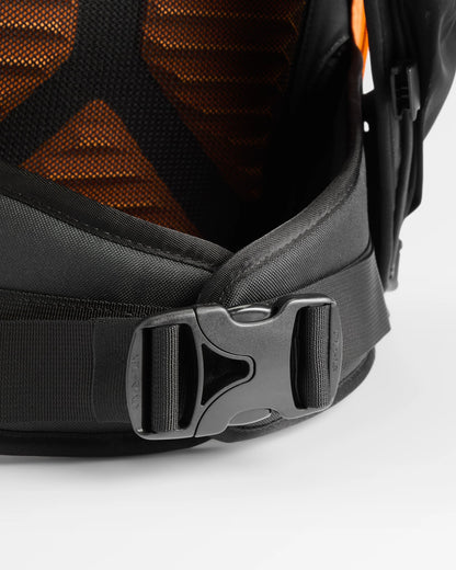 Atlas Recycled Backpack Duffel - Black - Flatlay