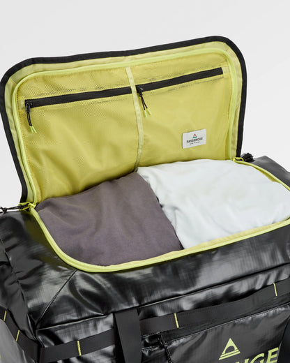 Roamer Recycled 80L Duffel Bag - Black - Flatlay