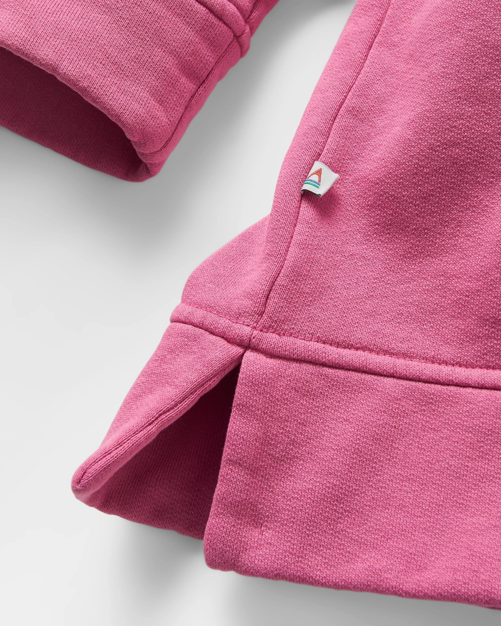 Outlook Recycled Cotton Hoodie - Mauve Haze - Flatlay