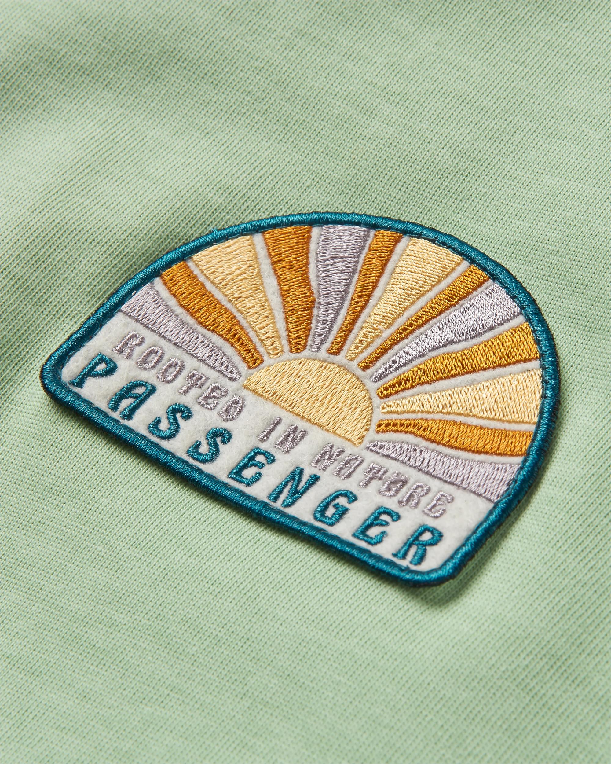 Dream Organic Cotton LS T-Shirt - Green Fig - Flatlay