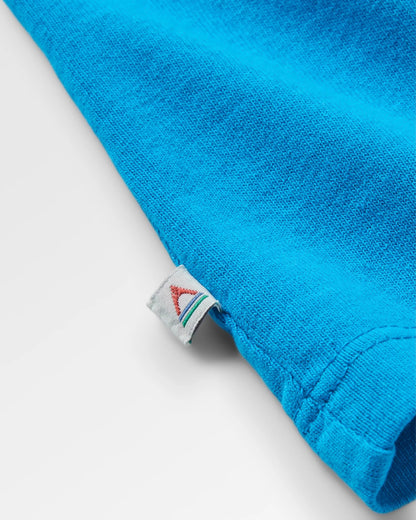 Classic Recycled Cotton LS T-Shirt - Bluejay - Flatlay