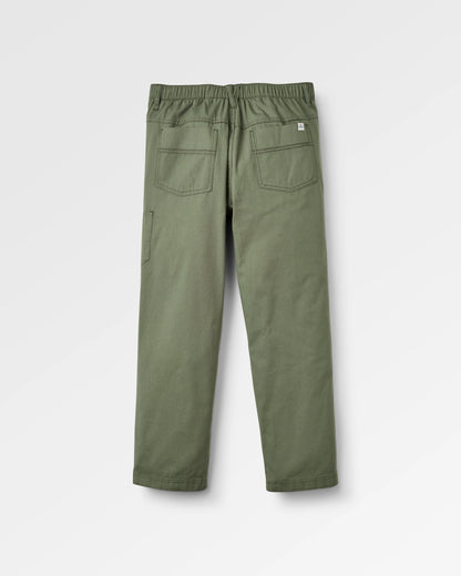 Talis Light Casual Trouser - Wild Green - Flatlay