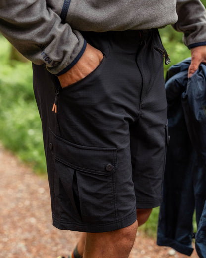 Stride Recycled Active Trail Short - Black - Lifestyle