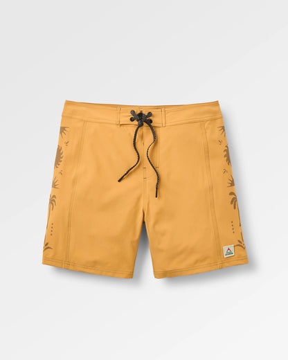 Rialto Boardshort - Spruce Yellow - Flatlay