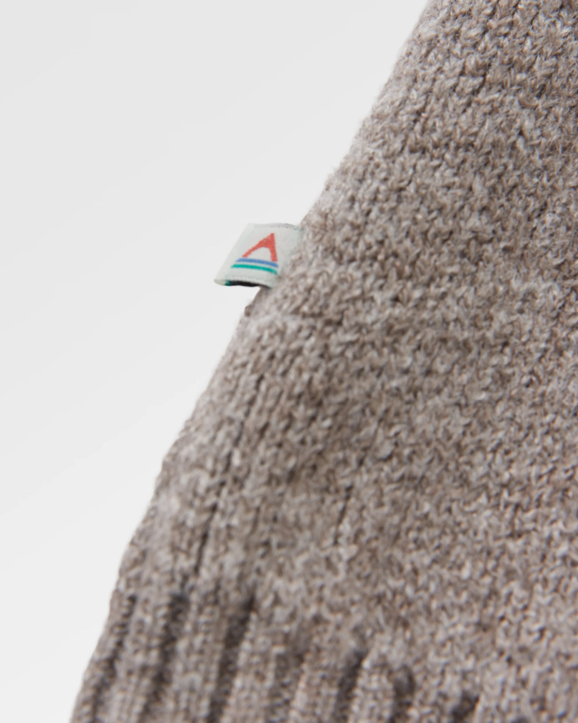 Nettle Recycled Knitted Cardigan - Birch - Flatlay