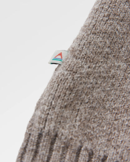 Nettle Recycled Knitted Cardigan - Birch - Flatlay