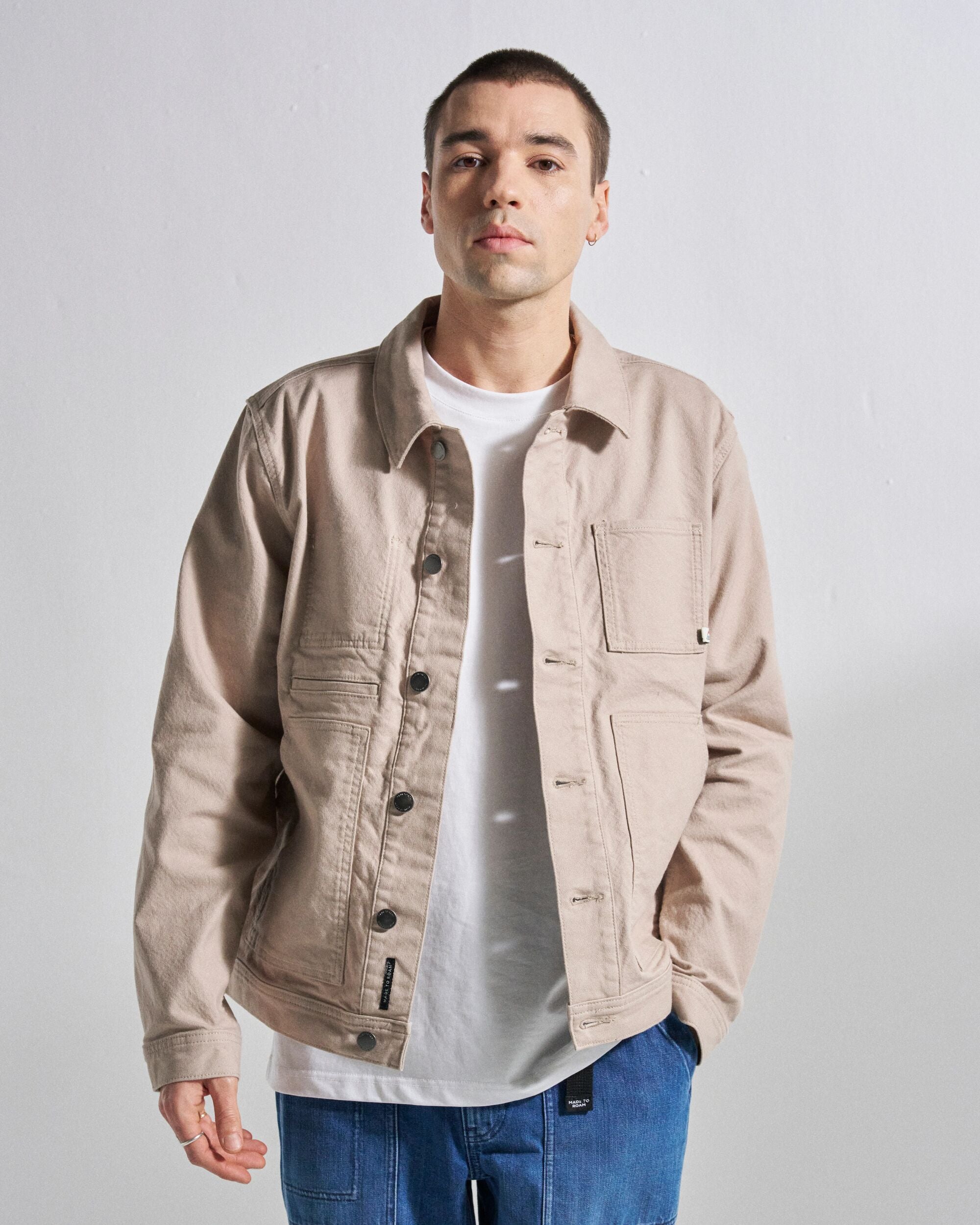 Vantage Cotton Canvas Jacket Simply Taupe – Passenger